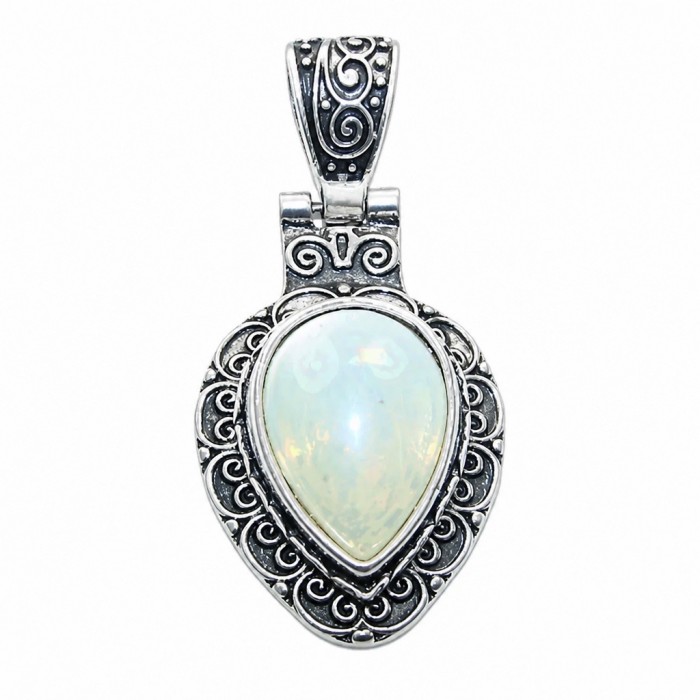 Incredible Design Opalite .925 Silver handmade Necklace