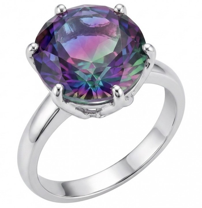 7.8 carat Brazilian Tourmaline .925 Sterling Silver Perfectly handcrafted Ring s. 7