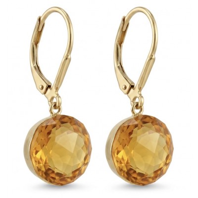 Faceted spheres authentic 11.2 carat Golden Baltic Amber 18K Gold over .925 Sterling Silver Earrings