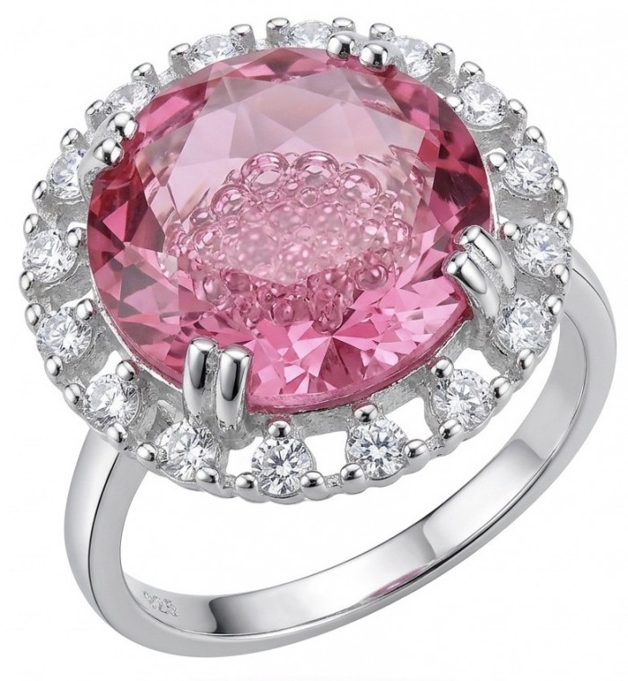 Tiffany - authentic 10.4 carat Pink Sapphire .925 Sterling Silver handcrafted Ring size 6
