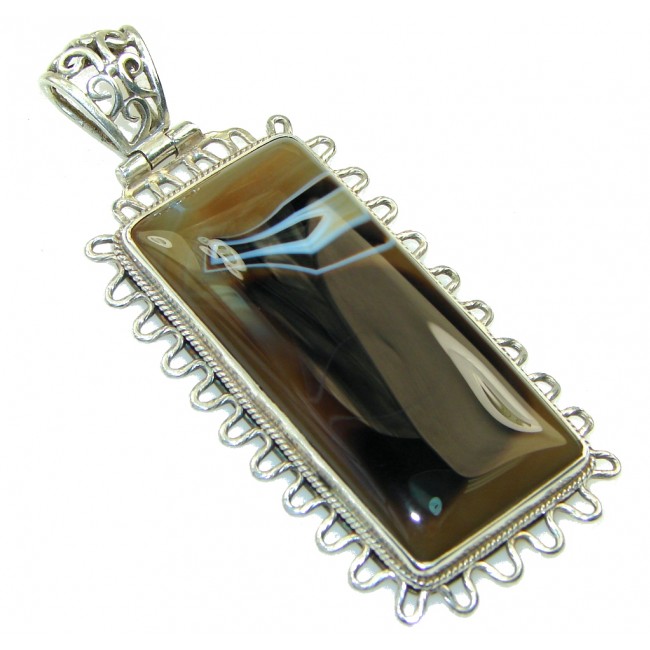 Opening Night! Agate Sterling Silver Pendant