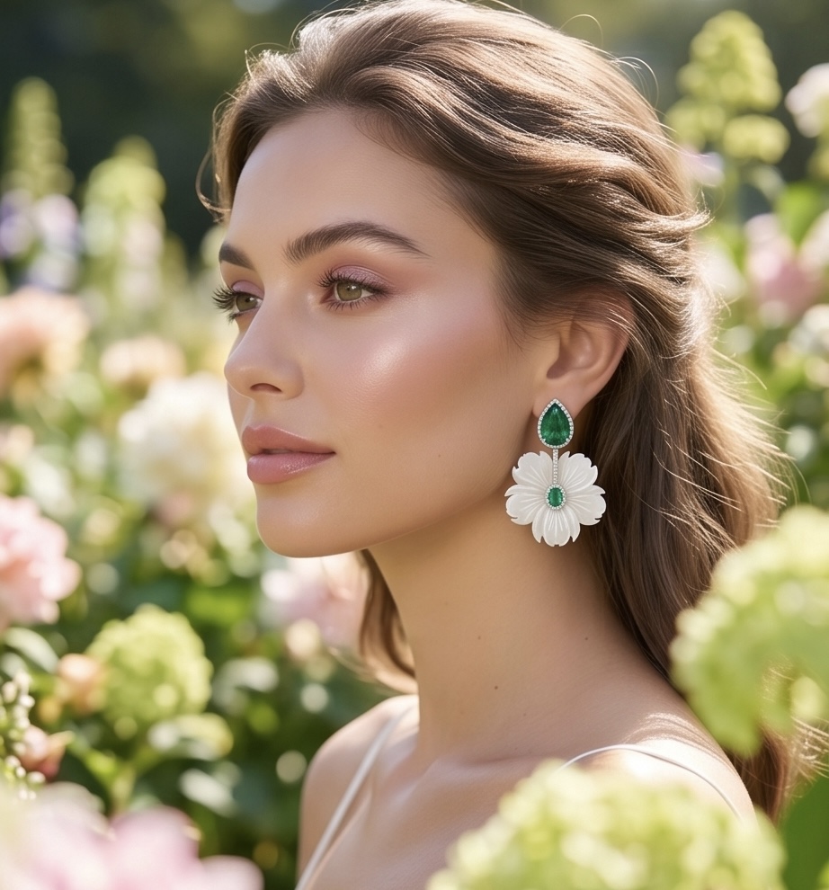 Blister Pearl Earrings Sterling Silver | 14K Gold