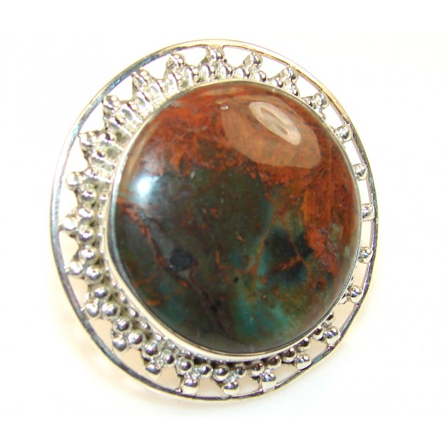 Memories Of Montana Agate Sterling Silver ring s. 7
