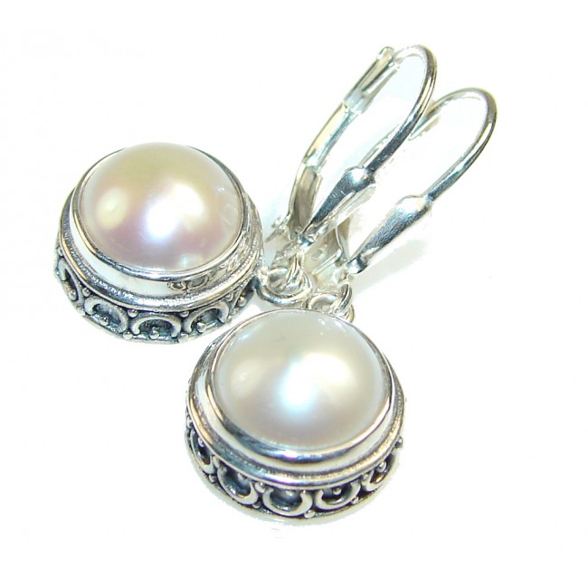 Delicate Fresh Water Pearl Sterling Silver Earrings