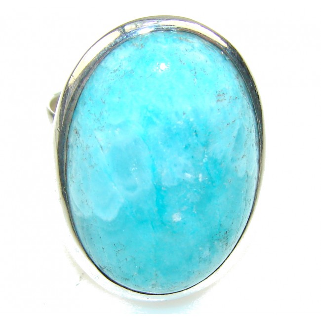 Inspire Blue Rhodochrosite Sterling Silver ring s. 8