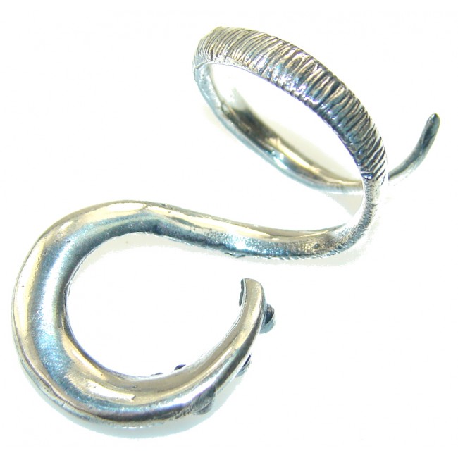Unique Design!! Oxidized Silver Sterling Silver Ring s. 6 1/4