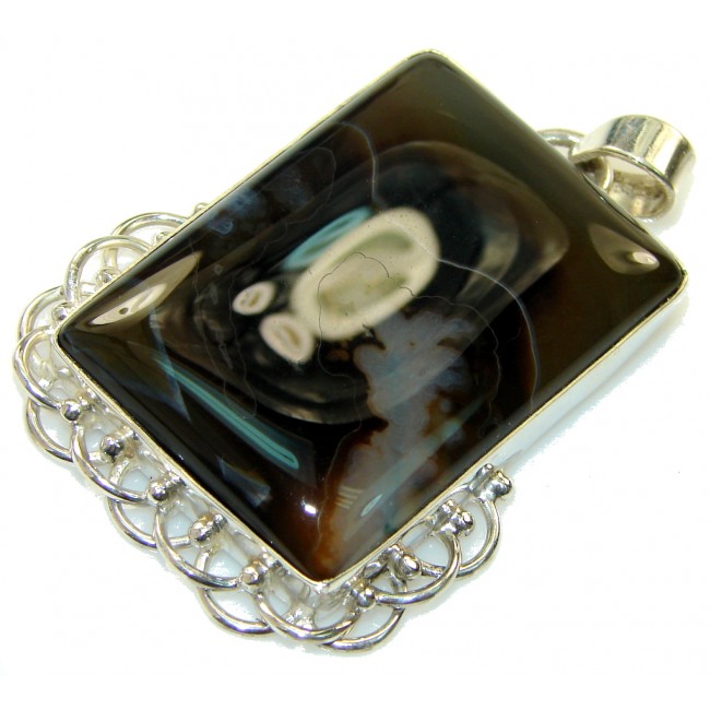 Magic Style Of Agate Sterling Silver pendant