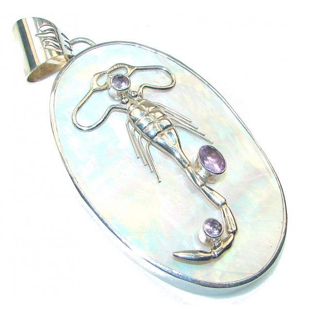 Big! New Style!! Blister Pearl Sterling Silver pendant