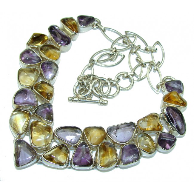 Amelia Purple Ametrine Sterling Silver necklace