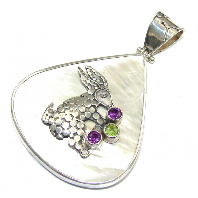 Big! Fashion Style! Blister Pearl Sterling Silver pendant