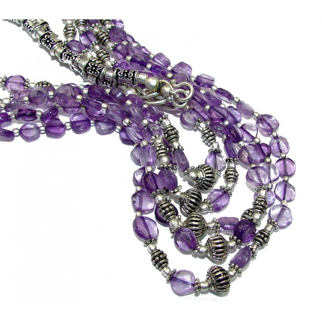 Lavender Dream! Purple Amethyst Sterling Silver Necklace