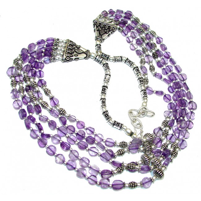 Lavender Dream! Purple Amethyst Sterling Silver Necklace