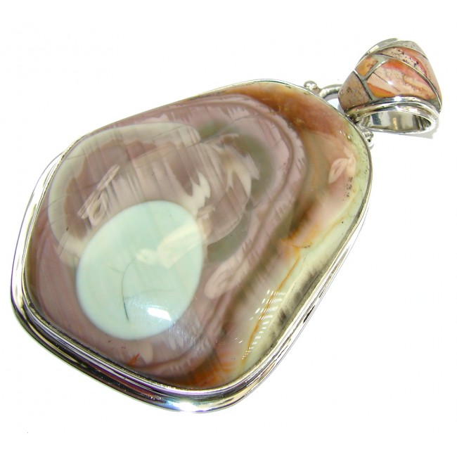 Gorgeous AAA Imperial Jasper Sterling Silver Pendant