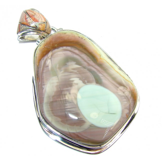 Gorgeous AAA Imperial Jasper Sterling Silver Pendant