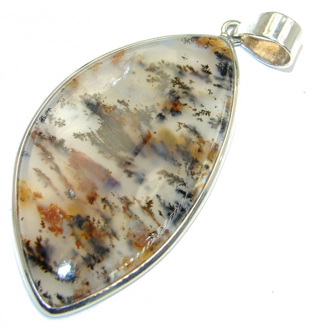 AAA quality Montana Agate Sterling Silver handcrafted Pendant