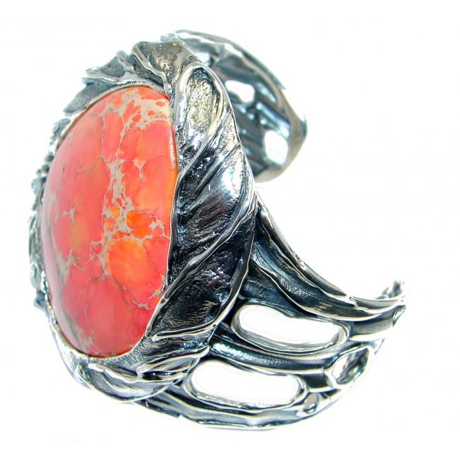 Chic Boho Style Emily COLLECTION Sea Sediment Jasper Sterling Silver handmade Bracelet