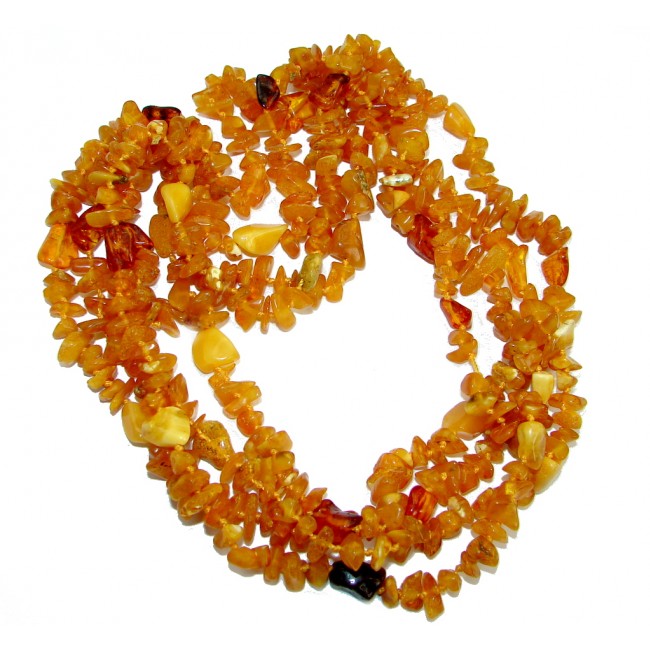 78 inches long Fabulous Natural Baltic Amber handcrafted Necklace