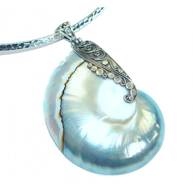 Stylish Beauty Silver Shell .925 Sterling Silver Necklace