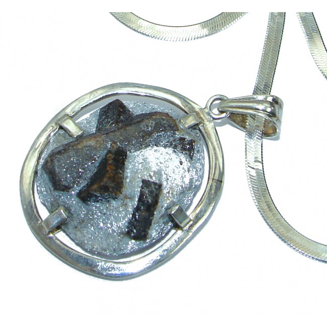 Mystic Druzy Agate .925 Sterling Silver necklace