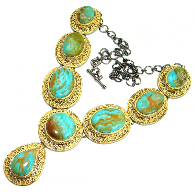American Spirit Natural Sleeping Beauty Turquoise .925 Sterling Silver handmade Necklace