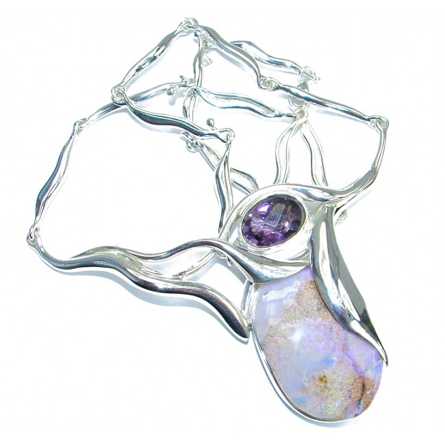 Julietta Sea Sediment Jasper .925 Sterling Silver handmade necklace