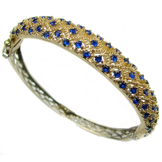 Special Item created Sapphire .925 Sterling Silver Bracelet