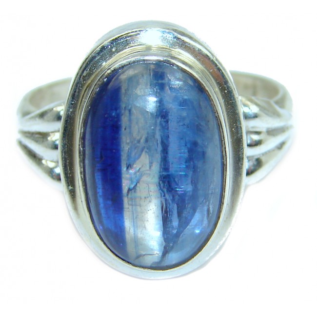 Authentic Australian Blue Kyanite .925 Sterling Silver handmade Ring s. 10 3/4