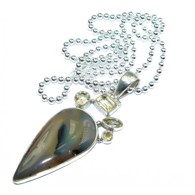 Great Impression Scentic Agate Sterling Silver necklace