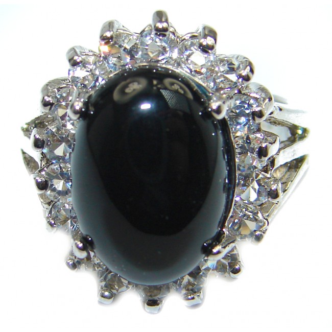 Great Quality Spinel .925 Sterling Silver ring s. 6