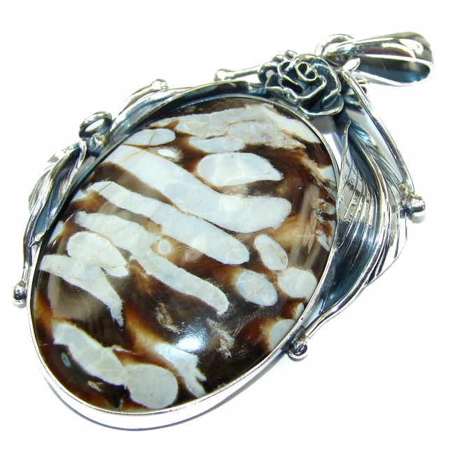 Huge Best quality Genuine Septerian .925 Sterling Silver handcrafted Pendant