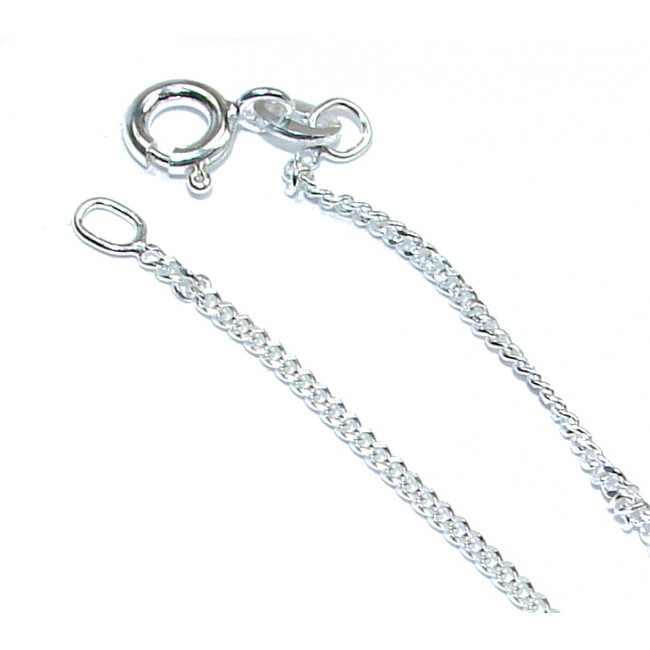 .925 Sterling Silver Chain 22'' long, 1 mm wide