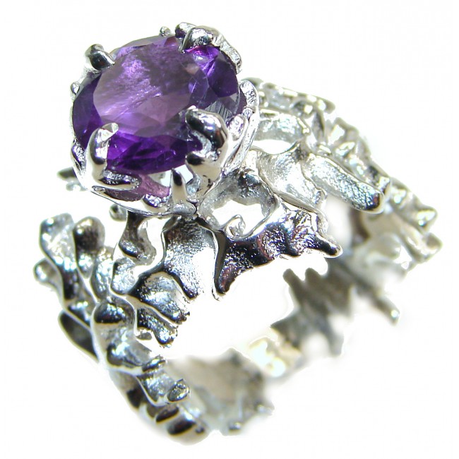 Purple Reef Amethyst .925 Sterling Silver Ring size 5