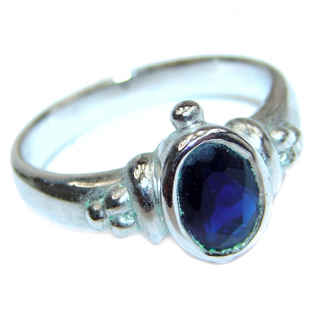 Sublime Natural Kyanite .925 Sterling Silver handcrafted Ring s. 7 3/4