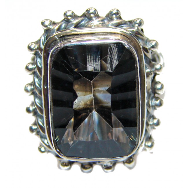 Top Quality Magic Topaz .925 Sterling Silver handcrafted Ring s. 6 1/4