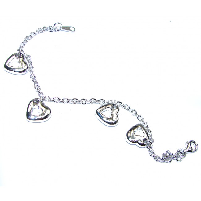 My sweet Heart genuine .925 Sterling Silver handmade Bracelet