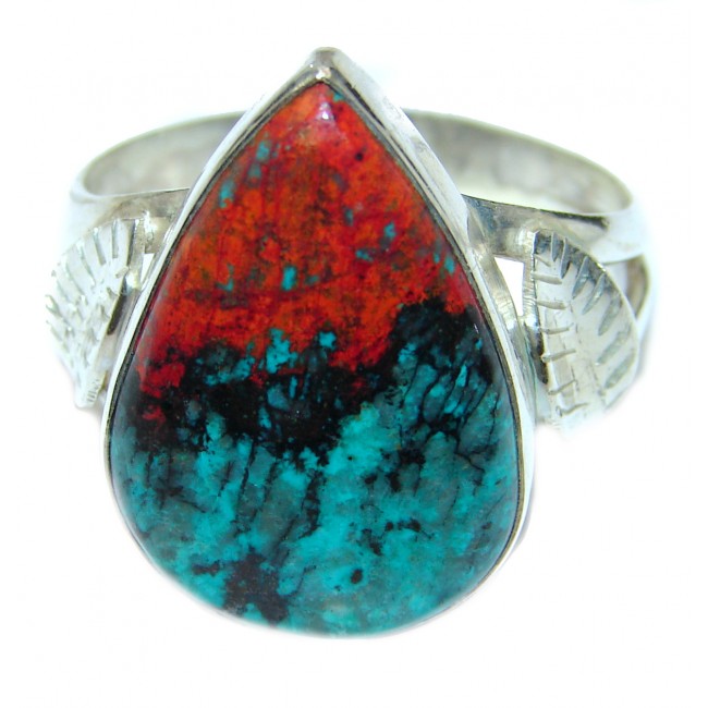Sonora Jasper .925 Sterling Silver handcrafted Ring size 11