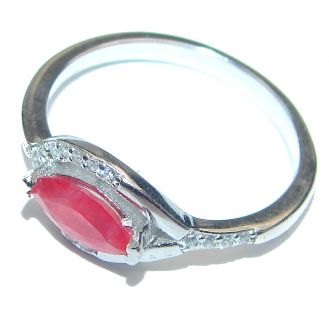 Sublime Carnelian .925 Sterling Silver handcrafted Ring s. 7 3/4