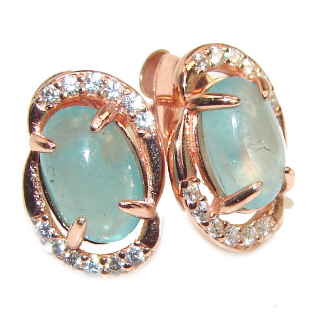 Authentic Apatite .925 Sterling Silver earrings