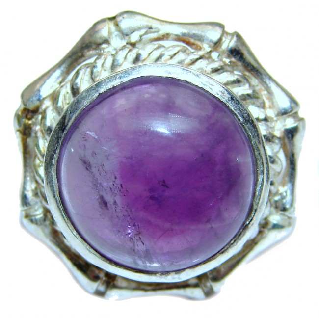Purple Perfection Amethyst .925 Sterling Silver Ring size 7 1/4