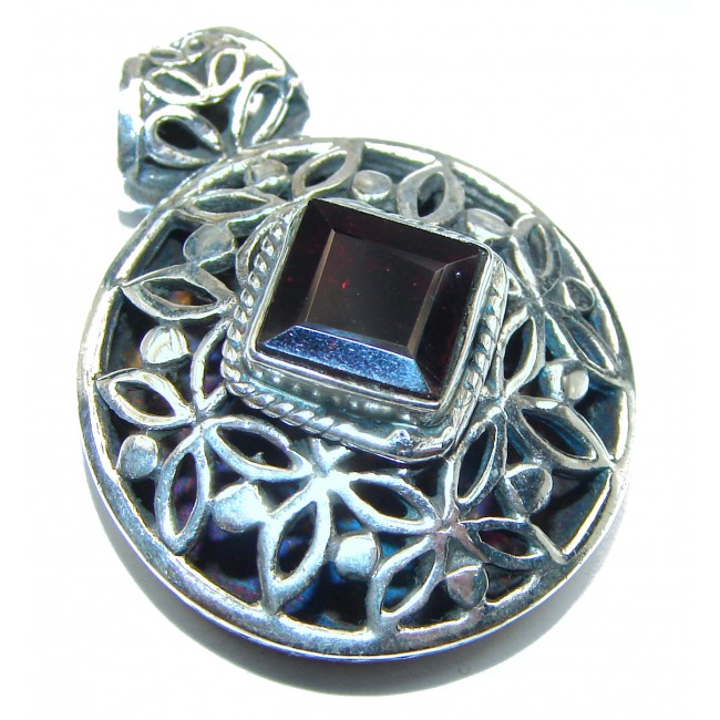 Authentic Sapphire .925 Sterling Silver Pendant