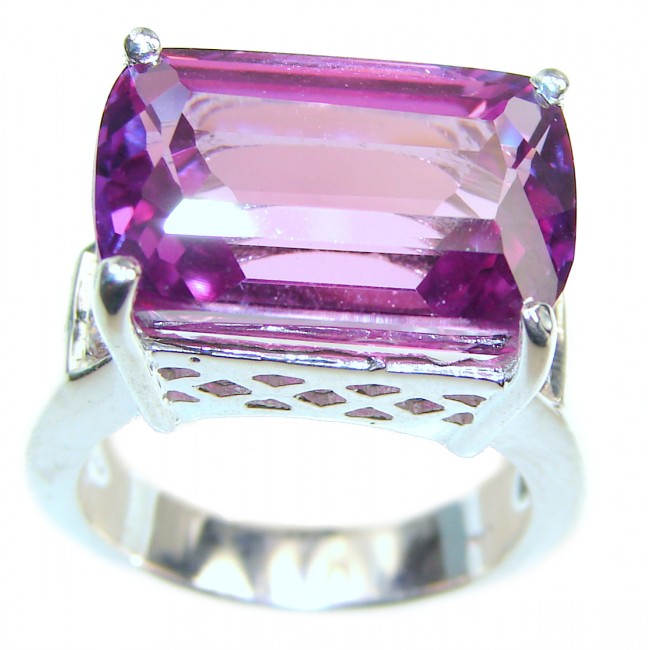 Purple Perfection Amethyst .925 Sterling Silver Ring size 6
