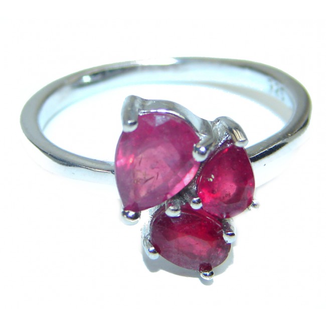 Authentic Ruby .925 Sterling Silver Ring size 9