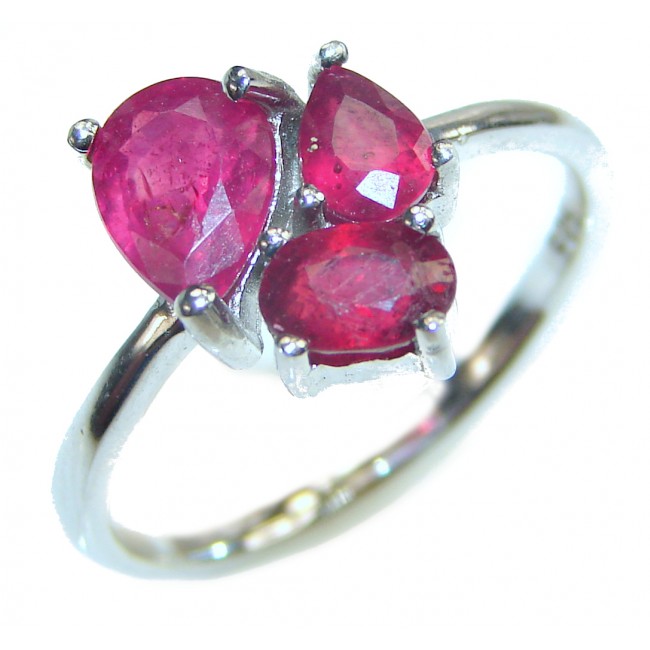 Authentic Ruby .925 Sterling Silver Ring size 9
