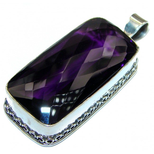 Purple Moon Topaz .925 Sterling Silver handcrafted Pendant