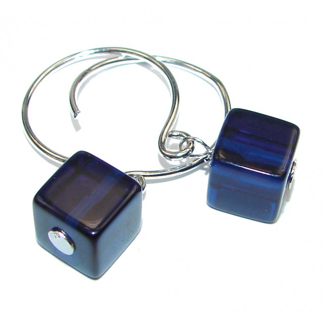 Blue Quartz .925 Sterling Silver earrings