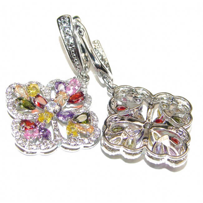 Gianna Cubic Zirconia .925 Sterling Silver brilliantly handcrafted earrings