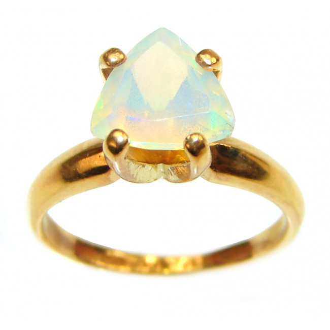 Open Sky authentic Ethiopian Opal .925 Sterling Silver handcrafted ring size 7 1/4