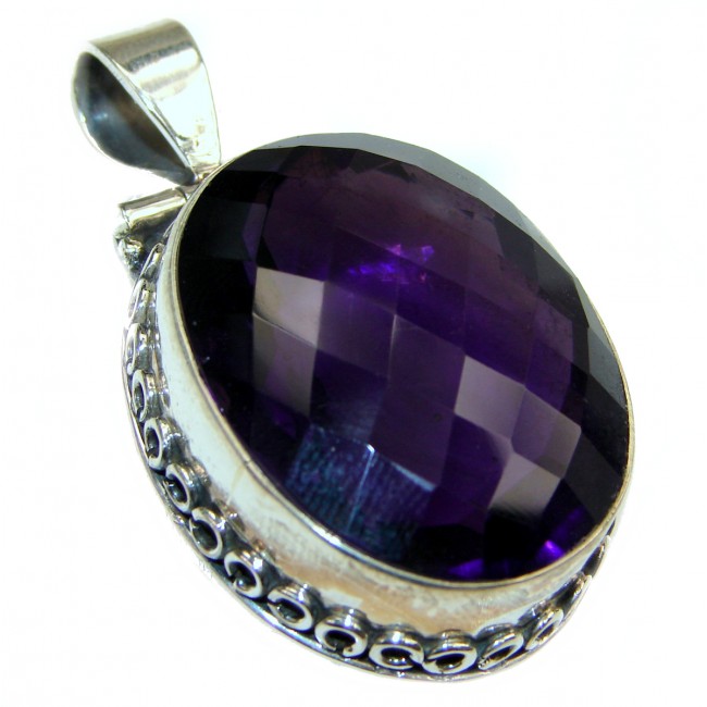 Purple Moon Topaz .925 Sterling Silver handcrafted Pendant