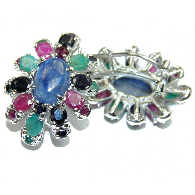 Best quality Design Kyanite .925 Sterling Silver handcrafted earrings