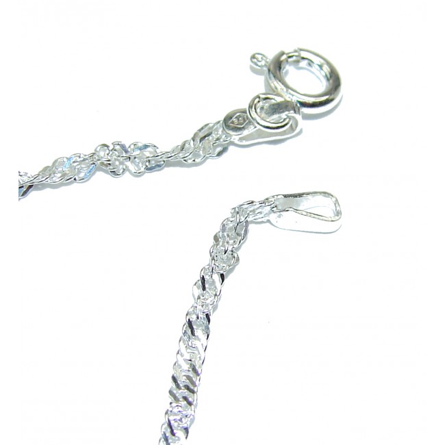 Camilla design Sterling Silver Chain 18'' long, 1.5 mm wide
